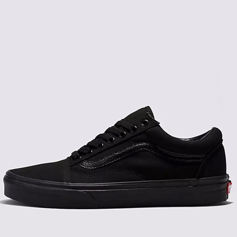 VANS OLD SKOOL Shoes Sneakers - Black - Boys Size 6M - Picture 2 of 5